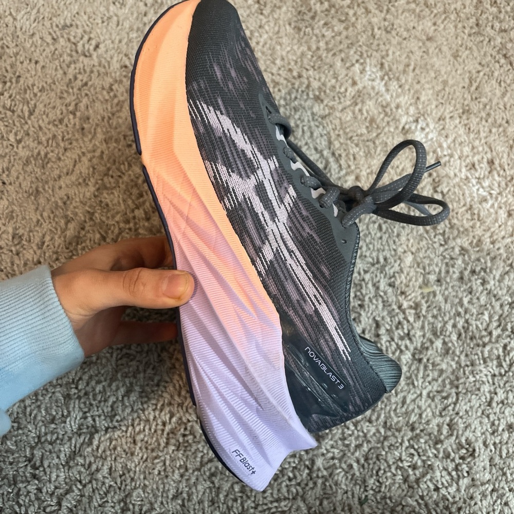 ASICS Women's Running Shoes - Black and Pink